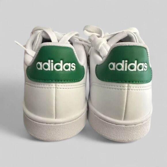 Adidas Shoes Men’s size 10 Advantage Lifestyle Casual Sport White Green GZ5300 - Picture 4 of 6